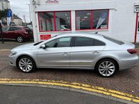 USED 2014 14 VOLKSWAGEN CC 2.0 GT TDI BLUEMOTION TECHNOLOGY 4d 138 BHP 2 FORMER KEEPERS FROM NEW+5 SEATER+FULL LEATHER+SATELLITE NAVIGATION+BLUETOOTH+EXCELLENT SERVICE RECORD+OUTSTANDING CONDITION+MUST BE SEEN+THIS VEHICLE IS READY TO DRIVE AWAY TODAY+FINANCE AND EXTENDED WARRANTY AVAILABLE ON THIS USED VEHICLE!!!!