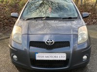 USED 2007 57 TOYOTA YARIS 1.8 SR 5d 132 BHP 2 KEYS+FSH+1 FORMER KEEPER+ALLOYS+AIRCON+SPOILER+ELECTRICS+PAS