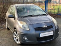 USED 2007 57 TOYOTA YARIS 1.8 SR 5d 132 BHP 2 KEYS+FSH+1 FORMER KEEPER+ALLOYS+AIRCON+SPOILER+ELECTRICS+PAS