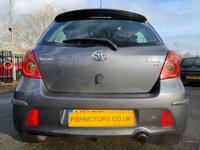 USED 2007 57 TOYOTA YARIS 1.8 SR 5d 132 BHP 2 KEYS+FSH+1 FORMER KEEPER+ALLOYS+AIRCON+SPOILER+ELECTRICS+PAS