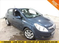 USED 2007 07 VAUXHALL CORSA 1.2 DESIGN 16V 5d 80 BHP 1 LOCAL OWNER - VERY LOW MILES