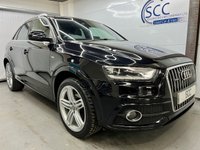 USED 2013 62 AUDI Q3  2.0 TDI S line SUV 5dr Diesel S Tronic quattro Euro 5 (s/s) (177 ps) Sat Nav, &pound;5,500 Of Extras, DAB