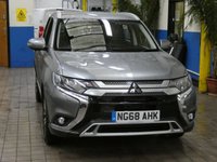 USED 2019 68 MITSUBISHI OUTLANDER 2.0 4 5d 148 BHP 7 SEATS APP BASED NAV FULL LEATHER INTERIOR PARKING SENSORS MITSUBISHI WARRANTY TILL FEB 2024