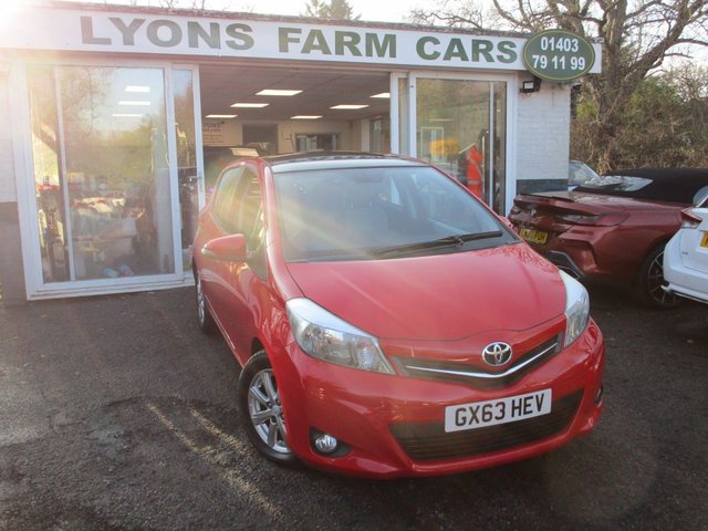 2013 63 Toyota Yaris 1.3 VVT-I T SPIRIT 5d 98 BHP