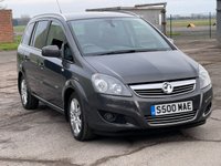 USED 2013 13 VAUXHALL ZAFIRA 1.7 DESIGN NAV CDTI ECOFLEX 5d 108 BHP GREAT SPEC GREAT ECONOMY