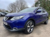 USED 2015 15 NISSAN QASHQAI 1.6 N-TEC PLUS DIG-T 5d 163 BHP Low Mileage And Fully Loaded Qashqai, ULEZ Complaint With Full Service History !