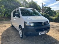 USED 2014 14 VOLKSWAGEN TRANSPORTER 2.0 T30 TDI P/V STARTLINE 102 BHP POP TOP ROOF & ROCK AND ROLL BED