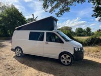 USED 2014 14 VOLKSWAGEN TRANSPORTER 2.0 T30 TDI P/V STARTLINE 102 BHP POP TOP ROOF & ROCK AND ROLL BED