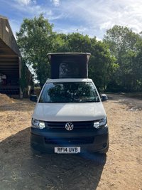 USED 2014 14 VOLKSWAGEN TRANSPORTER 2.0 T30 TDI P/V STARTLINE 102 BHP POP TOP ROOF & ROCK AND ROLL BED