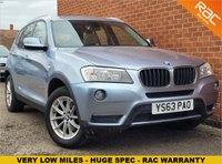 USED 2014 63 BMW X3 2.0 XDRIVE20D SE 5d 181 BHP FULL LEATHER - PAN ROOF - SAT NAV