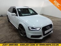 USED 2014 14 AUDI A4 2.0 AVANT TDI S LINE START/STOP 5d 148 BHP 