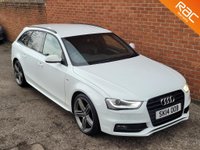 USED 2014 14 AUDI A4 2.0 AVANT TDI S LINE START/STOP 5d 148 BHP 