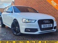 USED 2014 14 AUDI A4 2.0 AVANT TDI S LINE START/STOP 5d 148 BHP 