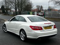 USED 2012 62 MERCEDES-BENZ E-CLASS 2.1 E220 CDI BLUEEFFICIENCY SPORT 2d 170 BHP 