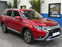 USED 2019 69 MITSUBISHI OUTLANDER 2.0 EXCEED 5d 148 BHP 7 SEATS SAT NAV LEATHER HEATED REAR CAMERA MITSUBISHI WARRANTY TILL OCT 2024