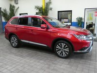 USED 2019 69 MITSUBISHI OUTLANDER 2.0 EXCEED 5d 148 BHP 7 SEATS SAT NAV LEATHER HEATED REAR CAMERA MITSUBISHI WARRANTY TILL OCT 2024