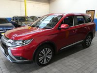 USED 2019 69 MITSUBISHI OUTLANDER 2.0 EXCEED 5d 148 BHP 7 SEATS SAT NAV LEATHER HEATED REAR CAMERA MITSUBISHI WARRANTY TILL OCT 2024