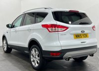 USED 2015 15 FORD KUGA 2.0 TITANIUM 4x4 TDCI 5d 160 BHP Striking Frozen white, part leather, appearance pack, convenience pack, 18" alloy wheels , serviced annually within the FORD Dealer network