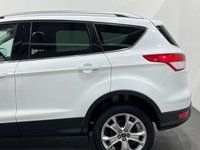 USED 2015 15 FORD KUGA 2.0 TITANIUM 4x4 TDCI 5d 160 BHP Striking Frozen white, part leather, appearance pack, convenience pack, 18" alloy wheels , serviced annually within the FORD Dealer network