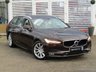 USED 2020 20 VOLVO V90 2.0 T4 MOMENTUM PLUS 5d 188 BHP Finished in MAPLE BROWN MET with contrasting BLOND heated LEATHER. This is the latest of the upmarket looking V90 that looks nothing like the boxy estate cars of old. One of the most stylish estate cars around at the moment. Features include, Sat Nav, DAB RADIO, Rear Camera, Power Folding Mirrors, Electric Boot, Electric heated Leather and Steering Wheel, B/Tooth and more. Still under VOLVO WARRANTY until 20/03/2023. Dealer Serviced at 10673 miles, 24557 miles and on arrival at 34929 miles