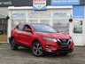 USED 2017 67 NISSAN QASHQAI 1.2 N-CONNECTA DIG-T 5d 113 BHP Finished in FLAME RED METALLIC with contrasting EBONY BLACK CLOTH SEATS. The Qashqai is one of the best selling SUV's around at the moment. This desireable edition new shape is comfy, easy to drive and has enough space for 5 adults. Features include, Sat Nav, DAB Radio, 360 Reverse Cameras, B/Tooth, 18" Alloys and much more. Dealer serviced at 4297 miles, 8782 miles, 10913 miles, 18134 miles and at 23238 miles on arrival.