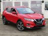 USED 2017 67 NISSAN QASHQAI 1.2 N-CONNECTA DIG-T 5d 113 BHP Finished in FLAME RED METALLIC with contrasting EBONY BLACK CLOTH SEATS. The Qashqai is one of the best selling SUV's around at the moment. This desireable edition new shape is comfy, easy to drive and has enough space for 5 adults. Features include, Sat Nav, DAB Radio, 360 Reverse Cameras, B/Tooth, 18" Alloys and much more. Dealer serviced at 4297 miles, 8782 miles, 10913 miles, 18134 miles and at 23238 miles on arrival.