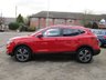 USED 2017 67 NISSAN QASHQAI 1.2 N-CONNECTA DIG-T 5d 113 BHP Finished in FLAME RED METALLIC with contrasting EBONY BLACK CLOTH SEATS. The Qashqai is one of the best selling SUV's around at the moment. This desireable edition new shape is comfy, easy to drive and has enough space for 5 adults. Features include, Sat Nav, DAB Radio, 360 Reverse Cameras, B/Tooth, 18" Alloys and much more. Dealer serviced at 4297 miles, 8782 miles, 10913 miles, 18134 miles and at 23238 miles on arrival.