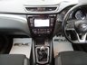 USED 2017 67 NISSAN QASHQAI 1.2 N-CONNECTA DIG-T 5d 113 BHP Finished in FLAME RED METALLIC with contrasting EBONY BLACK CLOTH SEATS. The Qashqai is one of the best selling SUV's around at the moment. This desireable edition new shape is comfy, easy to drive and has enough space for 5 adults. Features include, Sat Nav, DAB Radio, 360 Reverse Cameras, B/Tooth, 18" Alloys and much more. Dealer serviced at 4297 miles, 8782 miles, 10913 miles, 18134 miles and at 23238 miles on arrival.