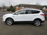 USED 2013 13 FORD KUGA 2.0 TITANIUM X TDCI 5d 160 BHP Finished in FROZEN WHITE with contrasting HEATED LEATHER TRIM. This Kuga is a great choice if you like driving. It's one of the most enjoyable, practical and fun family SUV's around. Features include PAN ROOF, DAB, Electric Power Boot, Heated Full Leather, Cruise Control, 19" Alloys, B/Tooth and much more. Dealer serviced at 10567 miles, 24262 miles, 403234 miles, 50584 miles, 59930 miles, 72980 miles, 85841 miles and on arrival at 105065 miles.