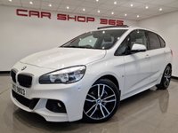 USED 2016 65 BMW 2 SERIES ACTIVE TOURER 2.0 220D (190 PS) M SPORT AUTO XDRIVE ( EURO 6 ) S/S 5DR + NAV + PAN ROOF + HEATED LEATHERS + HEAD UP + HARMAN KARDON + CRUISE + MULTIMEDIA + ACTIVE GUARD + PADDLESHIFT + F/R/PARALLEL PARK + PRIVACY + E/BOOT + 18S + TOWBAR PAN ROOF+PARK+TINTS+LEATHER+NAV+CRUISE+HEAD UP+HK