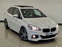 USED 2016 65 BMW 2 SERIES ACTIVE TOURER 2.0 220D (190 PS) M SPORT AUTO XDRIVE ( EURO 6 ) S/S 5DR + NAV + PAN ROOF + HEATED LEATHERS + HEAD UP + HARMAN KARDON + CRUISE + MULTIMEDIA + ACTIVE GUARD + PADDLESHIFT + F/R/PARALLEL PARK + PRIVACY + E/BOOT + 18S + TOWBAR PAN ROOF+PARK+TINTS+LEATHER+NAV+CRUISE+HEAD UP+HK