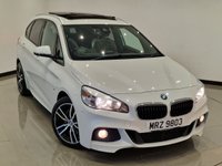 USED 2016 65 BMW 2 SERIES ACTIVE TOURER 2.0 220D (190 PS) M SPORT AUTO XDRIVE ( EURO 6 ) S/S 5DR + NAV + PAN ROOF + HEATED LEATHERS + HEAD UP + HARMAN KARDON + CRUISE + MULTIMEDIA + ACTIVE GUARD + PADDLESHIFT + F/R/PARALLEL PARK + PRIVACY + E/BOOT + 18S + TOWBAR PAN ROOF+PARK+TINTS+LEATHER+NAV+CRUISE+HEAD UP+HK
