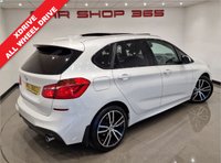 USED 2016 65 BMW 2 SERIES ACTIVE TOURER 2.0 220D (190 PS) M SPORT AUTO XDRIVE ( EURO 6 ) S/S 5DR + NAV + PAN ROOF + HEATED LEATHERS + HEAD UP + HARMAN KARDON + CRUISE + MULTIMEDIA + ACTIVE GUARD + PADDLESHIFT + F/R/PARALLEL PARK + PRIVACY + E/BOOT + 18S + TOWBAR PAN ROOF+PARK+TINTS+LEATHER+NAV+CRUISE+HEAD UP+HK