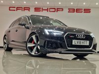 USED 2018 18 AUDI RS4 AVANT 2.9 TFSI V6 (450 PS) CARBON EDITION TIPTRONIC QUATTRO (EURO 6) S/S ESTATE 5DR + HIGH SPEC !! + �&pound;8,000 AUDI EXTRAS HIGH SPECIFICATION !! + &pound;8,000 AUDI OPTIONAL EXTRAS