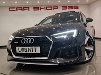 USED 2018 18 AUDI RS4 AVANT 2.9 TFSI V6 (450 PS) CARBON EDITION TIPTRONIC QUATTRO (EURO 6) S/S ESTATE 5DR + HIGH SPEC !! + �&pound;8,000 AUDI EXTRAS HIGH SPECIFICATION !! + &pound;8,000 AUDI OPTIONAL EXTRAS