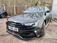 USED 2016 16 AUDI A5 2.0 TDI BLACK EDITION PLUS 5d AUTO 148 BHP HATCHBACK