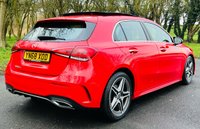 USED 2018 68 MERCEDES-BENZ A-CLASS 1.5 A 180 D AMG LINE PREMIUM PLUS 5d 114 BHP AUTOMATIC SATELLITE NAVIGATION DIGITAL DISPLAY
