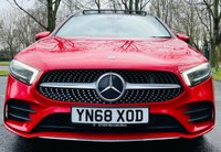 USED 2018 68 MERCEDES-BENZ A-CLASS 1.5 A 180 D AMG LINE PREMIUM PLUS 5d 114 BHP AUTOMATIC SATELLITE NAVIGATION DIGITAL DISPLAY