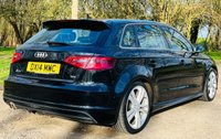 USED 2014 14 AUDI A3 2.0 TDI S LINE 5d 148 BHP &pound;20 ROAD TAX DAB RADIO BLUETOOTH