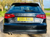 USED 2014 14 AUDI A3 2.0 TDI S LINE 5d 148 BHP &pound;20 ROAD TAX DAB RADIO BLUETOOTH