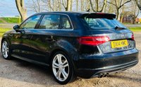 USED 2014 14 AUDI A3 2.0 TDI S LINE 5d 148 BHP &pound;20 ROAD TAX DAB RADIO BLUETOOTH