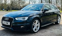 USED 2014 14 AUDI A3 2.0 TDI S LINE 5d 148 BHP &pound;20 ROAD TAX DAB RADIO BLUETOOTH