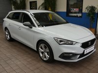 USED 2020 70 SEAT LEON 1.5 ETSI FR DSG MHEV 5d 148 BHP SAT NAV PART LEATHER PARK SENSORS SEAT WARRANTY TILL DEC 2024