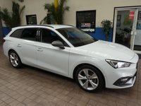 USED 2020 70 SEAT LEON 1.5 ETSI FR DSG MHEV 5d 148 BHP SAT NAV PART LEATHER PARK SENSORS SEAT WARRANTY TILL DEC 2024