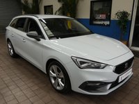 USED 2020 70 SEAT LEON 1.5 ETSI FR DSG MHEV 5d 148 BHP SAT NAV PART LEATHER PARK SENSORS SEAT WARRANTY TILL DEC 2024