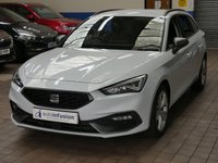 USED 2020 70 SEAT LEON 1.5 ETSI FR DSG MHEV 5d 148 BHP SAT NAV PART LEATHER PARK SENSORS SEAT WARRANTY TILL DEC 2024