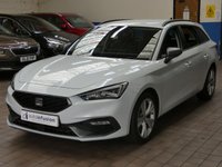 USED 2020 70 SEAT LEON 1.5 ETSI FR DSG MHEV 5d 148 BHP SAT NAV PART LEATHER PARK SENSORS SEAT WARRANTY TILL DEC 2024