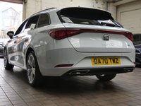 USED 2020 70 SEAT LEON 1.5 ETSI FR DSG MHEV 5d 148 BHP SAT NAV PART LEATHER PARK SENSORS SEAT WARRANTY TILL DEC 2024