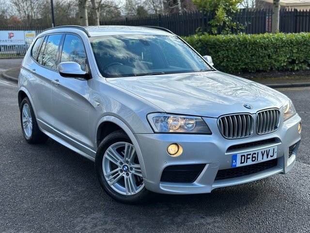2012 61 BMW X3 3.0 XDRIVE30D M SPORT 5d 255 BHP