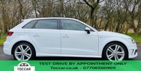 USED 2013 13 AUDI A3 1.6 TDI S LINE 5d 104 BHP SATELLITE NAVIGATION LOW MILEAGE &pound;0 ROAD TAX